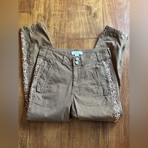 Sundance Embroidered Cotton Pants